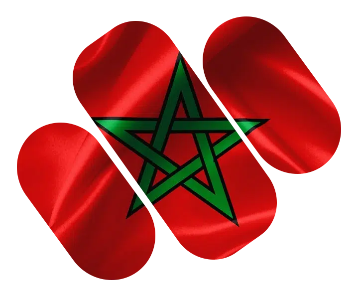 Moroccan Flag by clickngo